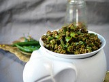 Rajasthani Mirchi ke Tipore – Instant Green Chili Pickle Recipe Video