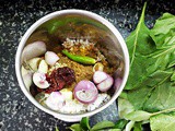 Palak Thoran / Cheera Thoran – Stir fried spinach with coconut