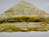 Grilled Garlic-Veg Sandwich