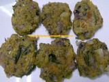 Sprouted Green Moongdal Vada - a Microwave Recipe