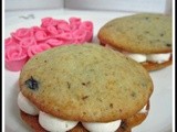 Blueberry and Sour Cream Whoopie Pies
