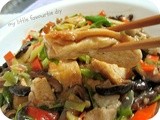 Braised tofu with shitake mushroom...红烧香菇豆腐