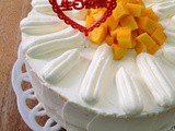Mango Cream Cake ~芒果鲜奶油蛋糕