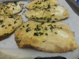 Crunchy oven cooked lemon soles