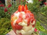 Limoncello strawberry summer dessert
