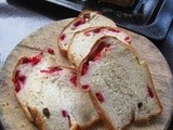 Cranberry Cream Cheese Bread Loaf