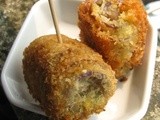 Fried Crusted Brinjal Roll
