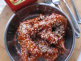 Korean Seasoned Fried Chicken @ Yangnyeom-tongdak 韩国甜辣炸鸡