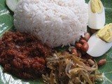Nasi Lemak Kukus @ Steamed Coconut Rice