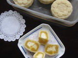 Yuzu Snow Skin Mooncake With Citrusy Cheese Fillings @ 柚子奶油芝士冰皮月饼