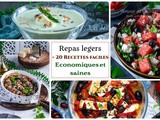 20 Idées de plats légers pour le repas du soir