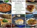 Batch cooking recette : 5 recettes faciles pour la semaine