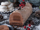 Bûche royale au chocolat pour Noel