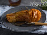 Butternut rôtie au four façon hasselback