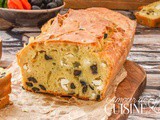 Cake salé aux olives et feta moelleux (recette facile et rapide)