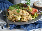 Chtitha au chou fleur et aux oeufs : recette à la poêle