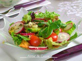 Fattouche: salade libanaise au pain grillé