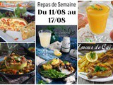 Idées de dîners rapides pour les soirs de semaine 11 au 17/08