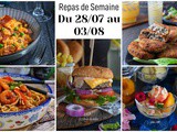 Idées Recettes de semaine 28/07 au 03/08