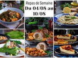 Idées repas de soir de semaine 04 au 10/08