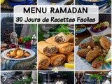 Menu Ramadan 30 jours