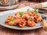 One pot pasta de Penne rigate à la viande hachée