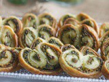 Palmiers apéritifs au pesto