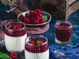 Panna cotta aux framboises facile