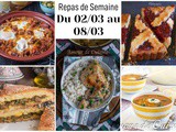Planification des repas semaine 10 : recettes faciles du lundi au dimanche