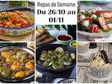 Planning repas semaine 44 : 7 idées de repas pour l’automne