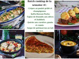 Recette batch cooking : 5 repas d’automne aux légumes de saison