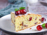 Recette de gateau aux cranberries / canneberges