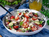 Recette de la salade grecque simple