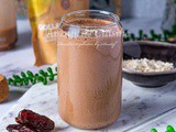 Recette de smoothie au collagène et chocolat