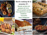 Recettes batch cooking : 5 repas faciles pour la semaine 27