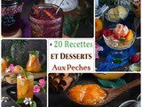 Recettes et desserts aux pêches