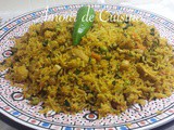 Riz djerbien au poulet ou rouz jerbi