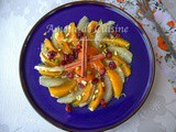 Salade d’agrumes, salade d’oranges pamplemousse mandarine