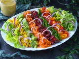 Salade de crudités croquante et originale