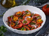 Salade de tomates fraîches