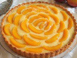 Tarte aux pêches crème pâtissière