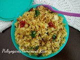 Puliyogare/Tamarind Rice