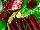 Beetroot Dill Seekh Kebab / Kabab Recipe ~ Happy Beats