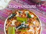 Vangi Bhat / Aubergine Rice With Bendekai / Okra Raita ~ Udupi Cuisine