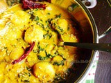 Vegan baby potatoes and baby spinach curry ~ go green