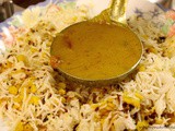 Bathua Kadhi with Khichdi