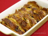Chocolate Croissant and Apple pudding
