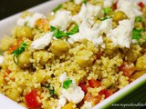 Couscous Salad with chickpeas and Raisins