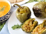 Stuffed Peppers/ Indian Bharwan Shimla Mirch