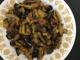 Kathrikai vathakkal (Eggplant fry)